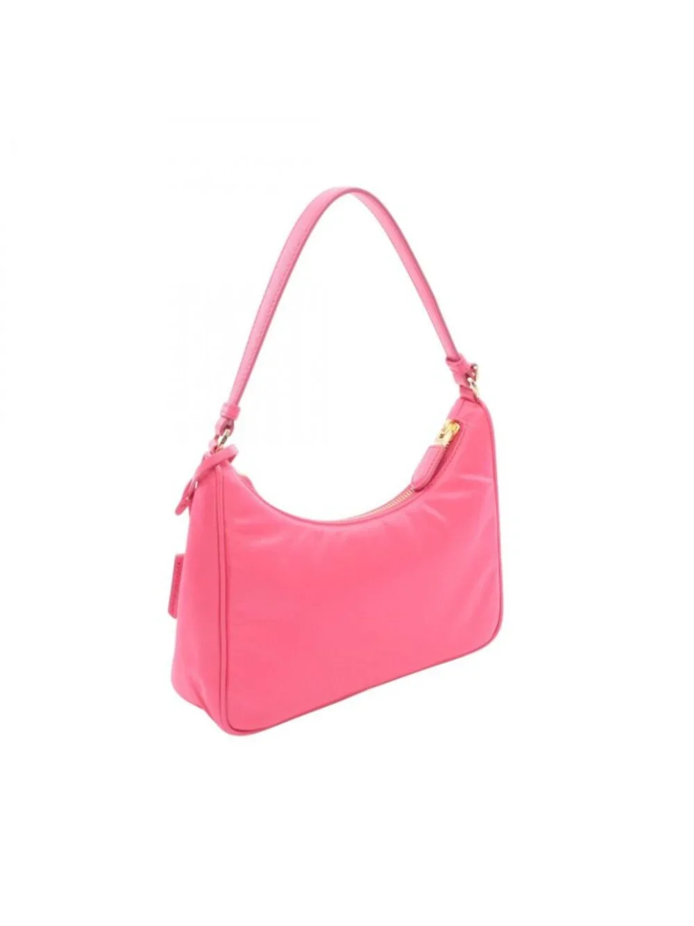 Prada Tessuto Saffiano Nylon Leather Shoulder Bag